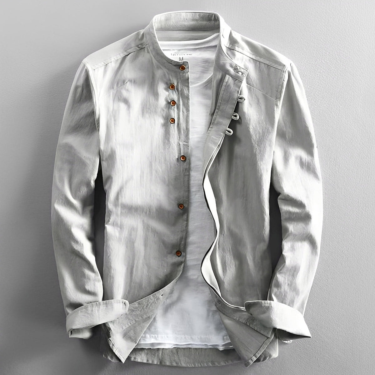 Oliver - Camisa de manga larga de estilo clásico