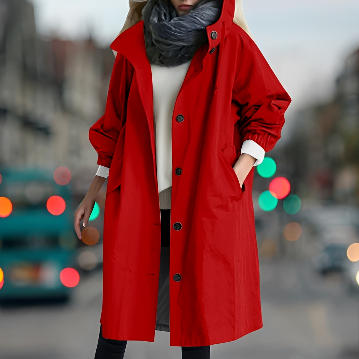 Ezza - Impermeable elegante y cómodo