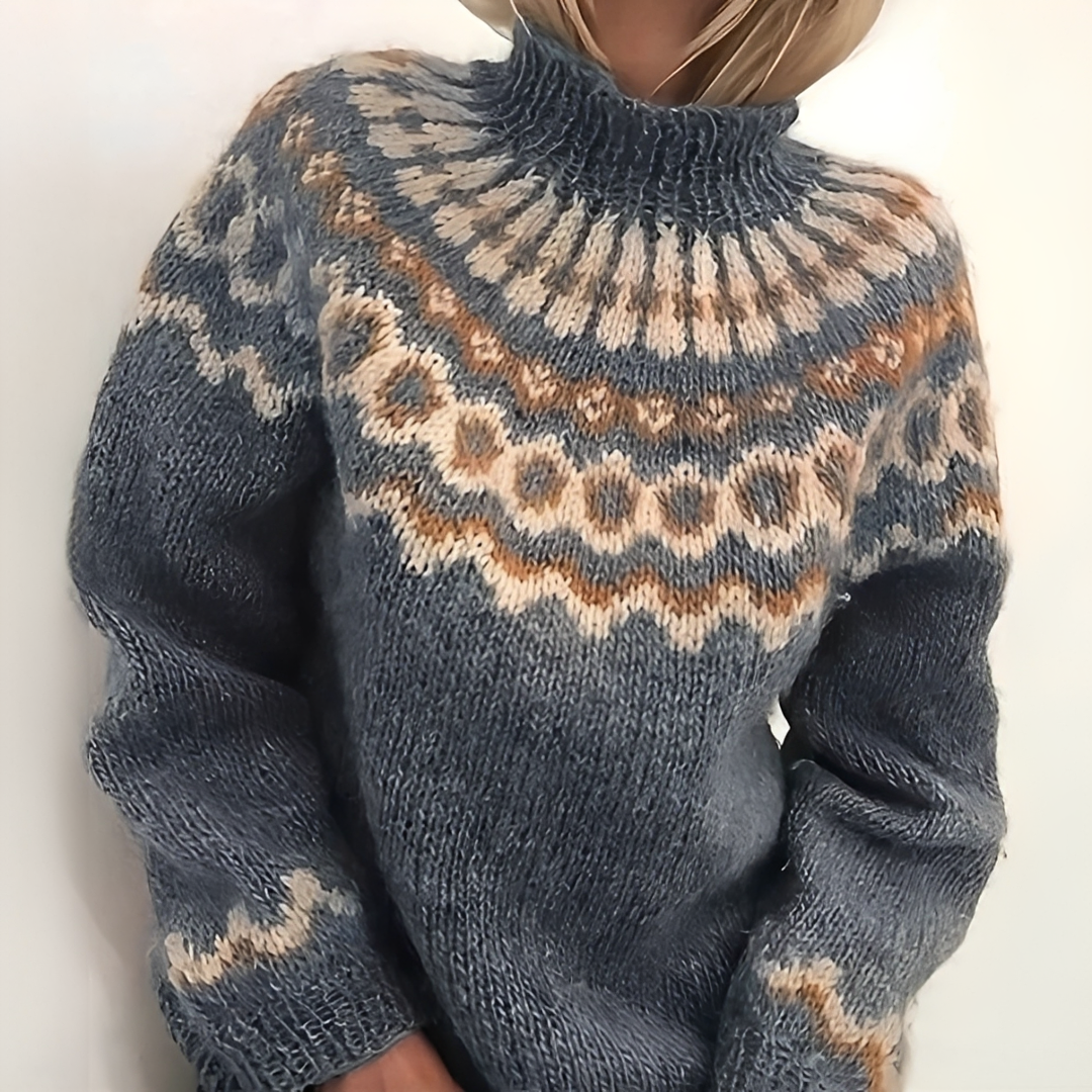 Oona - Suéter de cuello alto elegante y acogedor