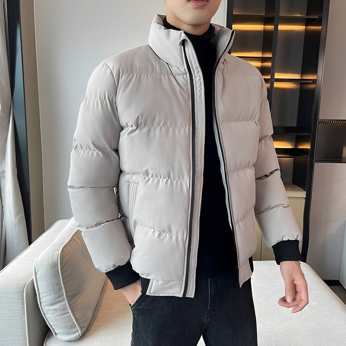 Keaton - Chaqueta acolchada acogedora y cálida