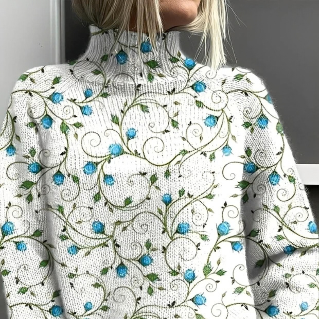 Amy - Jersey de cuello alto sofisticado y moderno