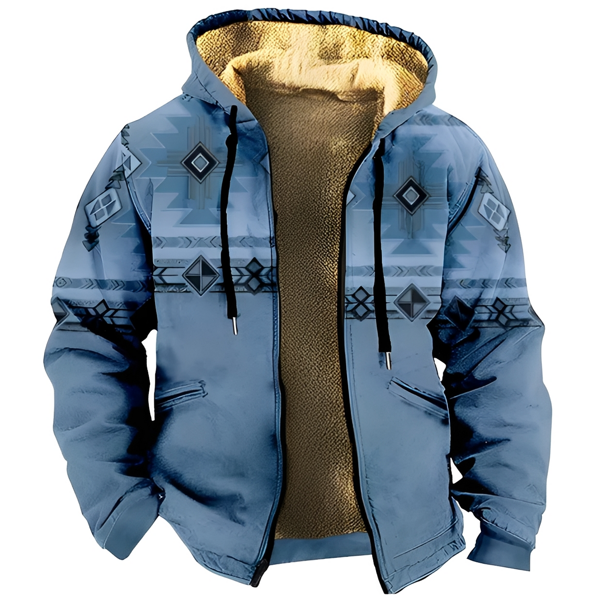 Troy - Chaqueta con capucha elegante y caliente