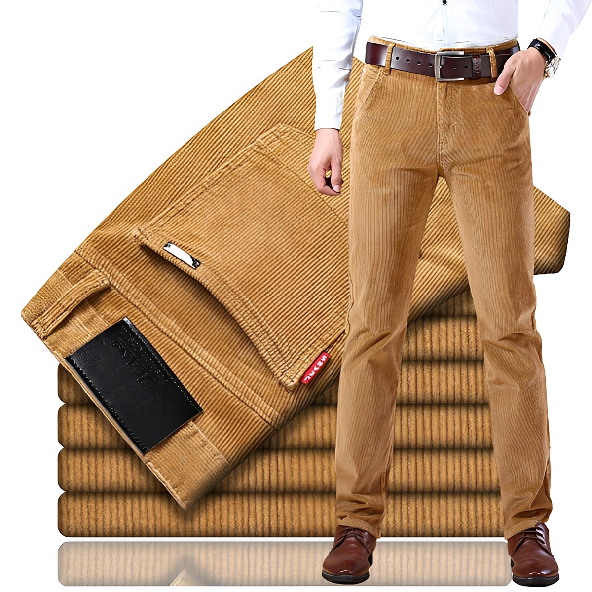 Jallen - Pantalón elástico y elegante