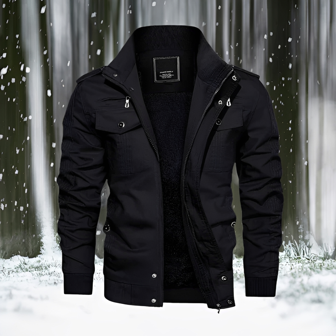 Gerald - Chaqueta con cremallera robusta