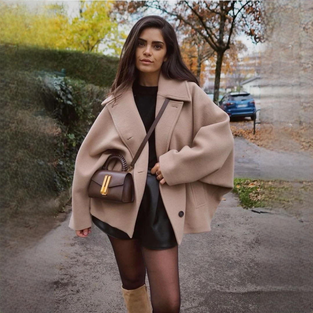 Hannah - Abrigo oversize elegante y caliente