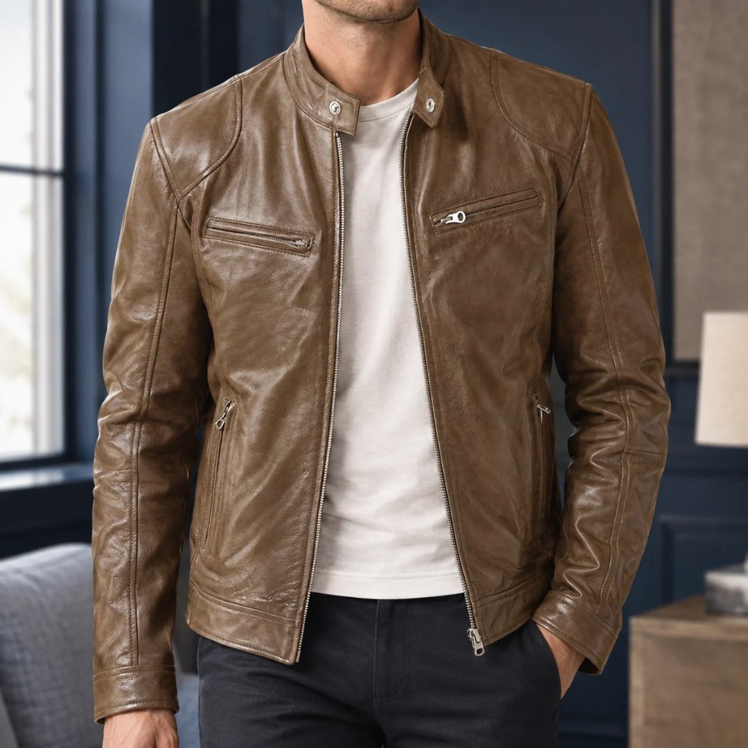 Jaron - Chaqueta robusta de estilo casual