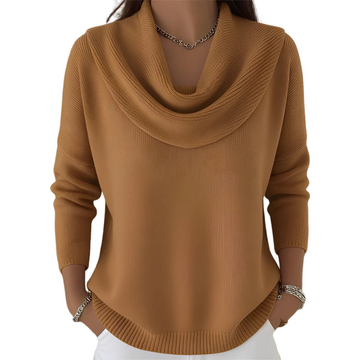 Marva - Suéter elegante con cuello amplio