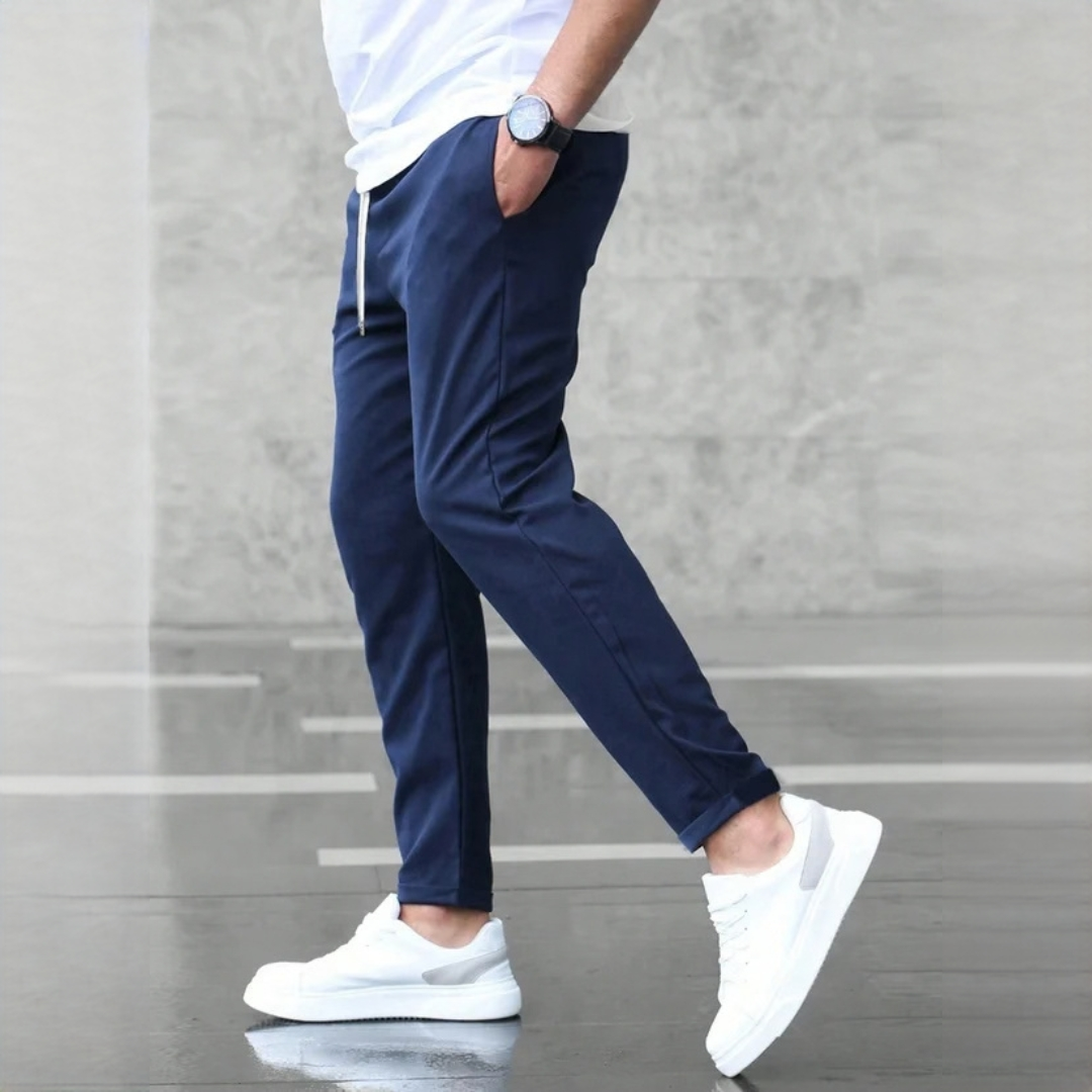 Nico - Pantalones robustos de corte slim-fit