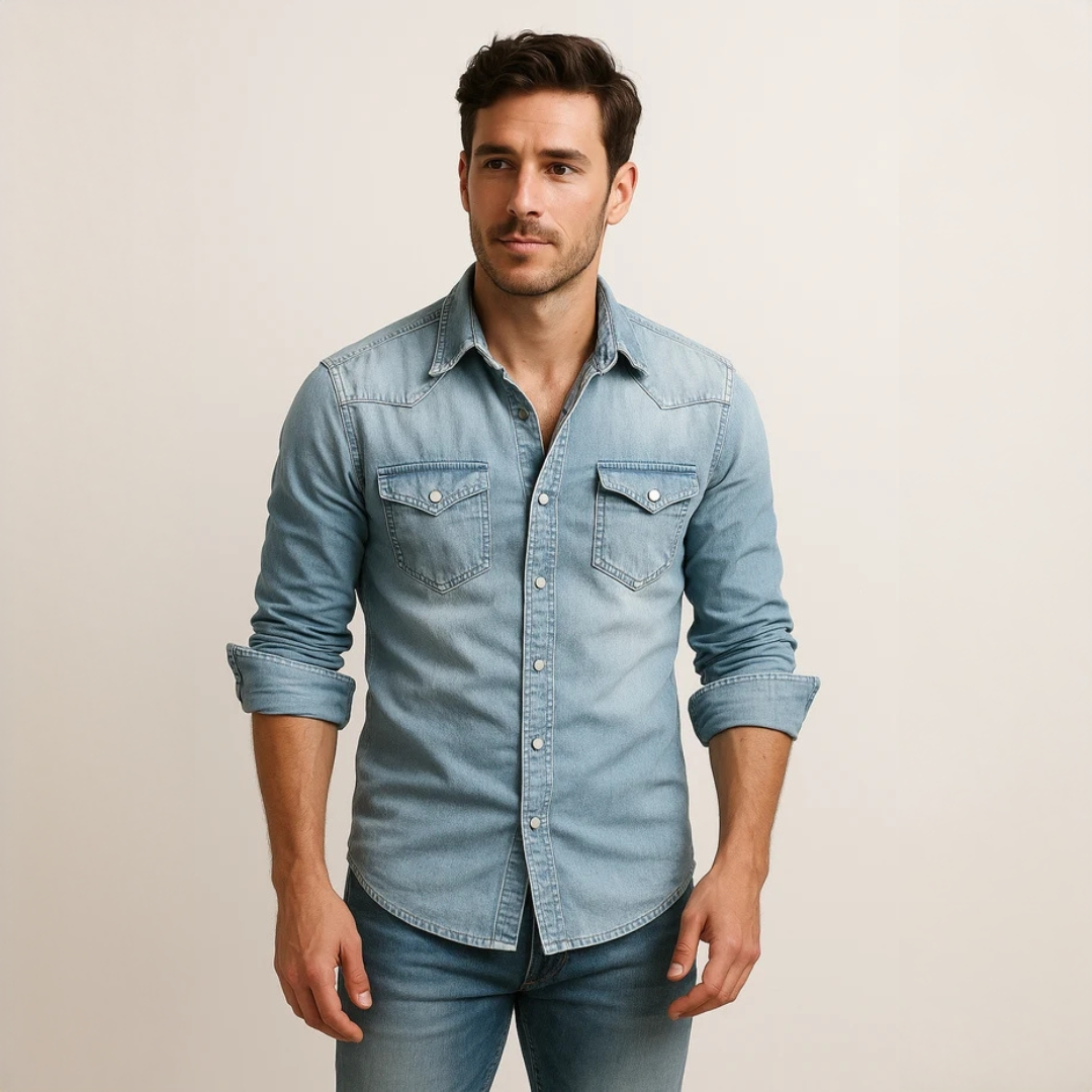 Yael - Camisa casual de manga larga