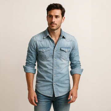 Yael - Camisa casual de manga larga