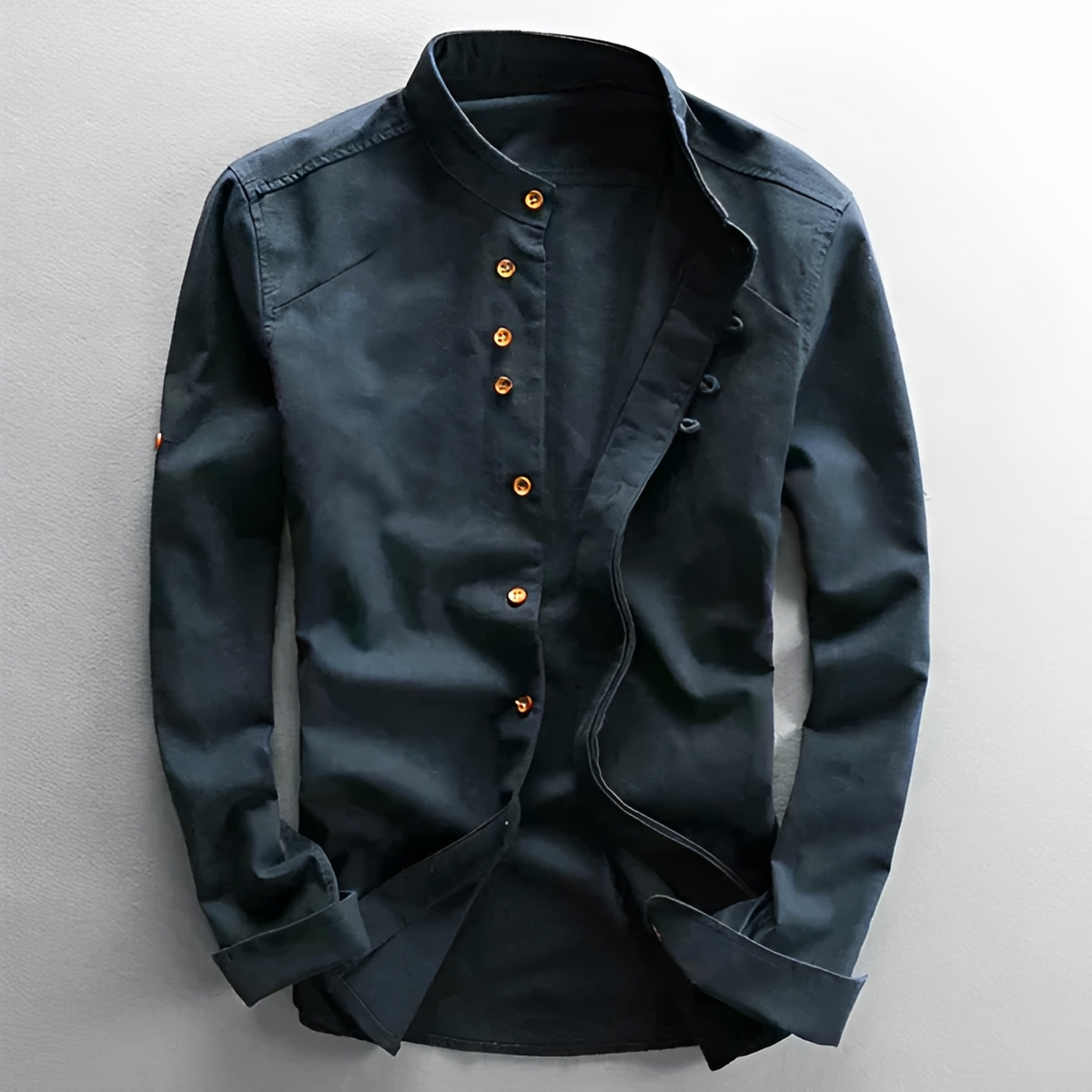 Oliver - Camisa de manga larga de estilo clásico