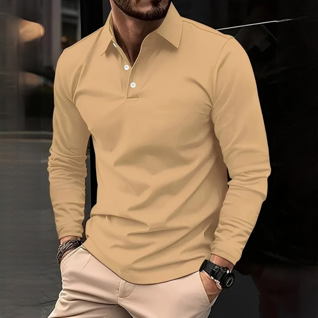Brence - Camisa clásica de manga larga