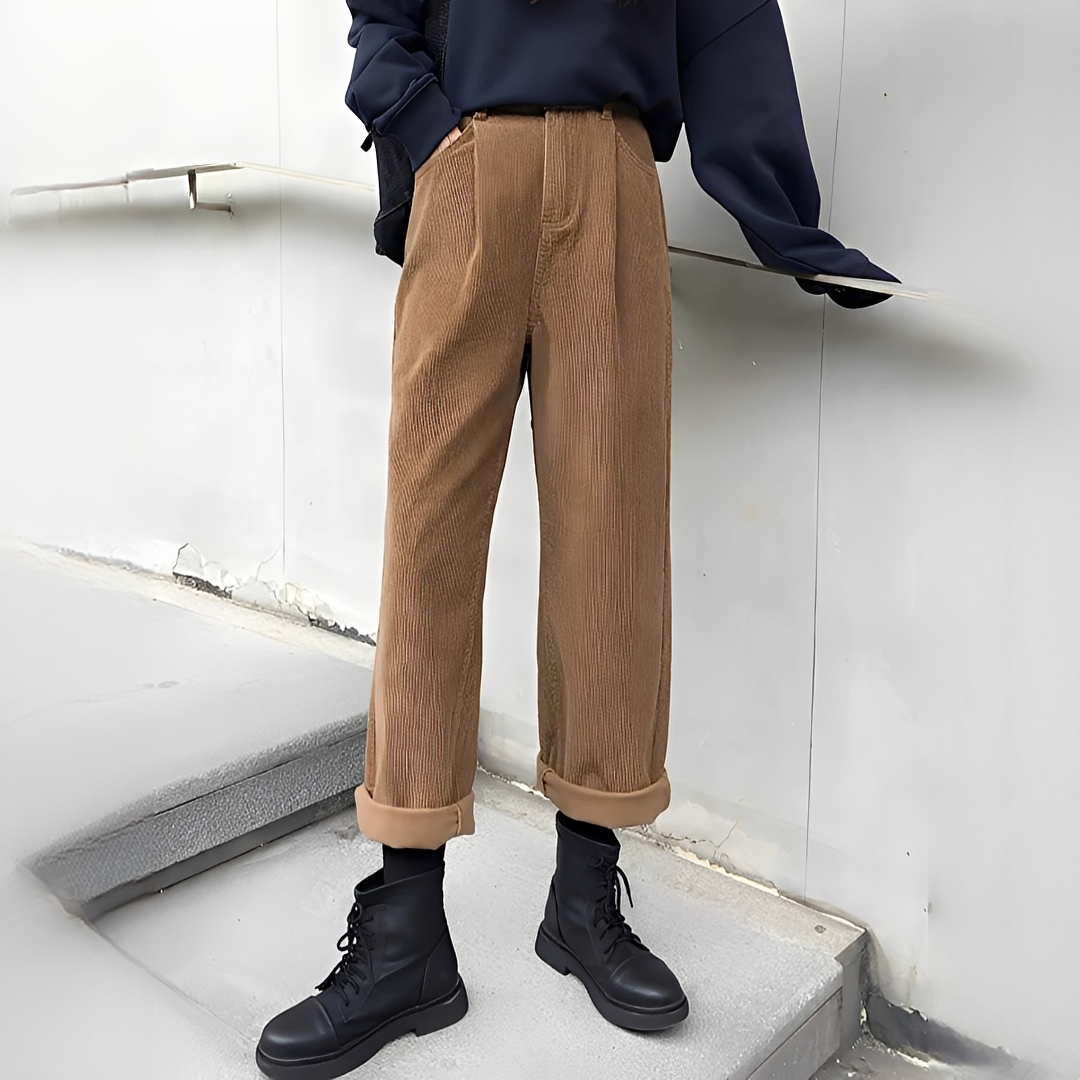 Shelbie - Pantalones clásicos de pierna ancha