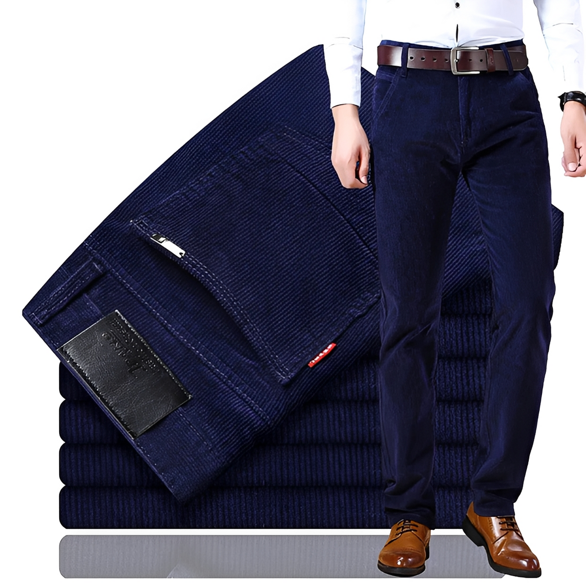 Jallen - Pantalón elástico y elegante