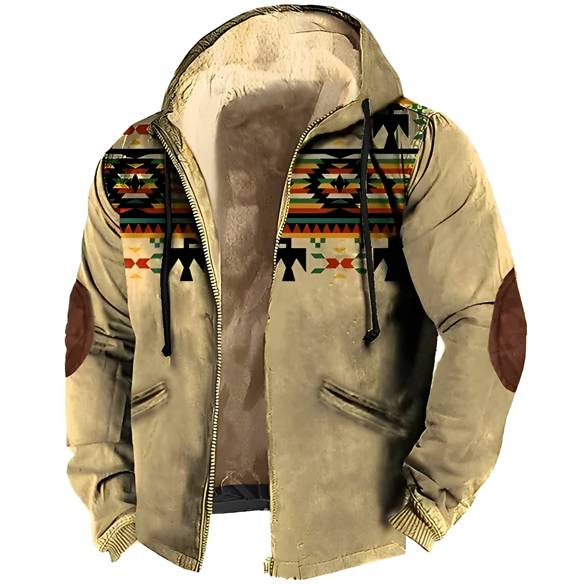 Troy - Chaqueta con capucha elegante y caliente