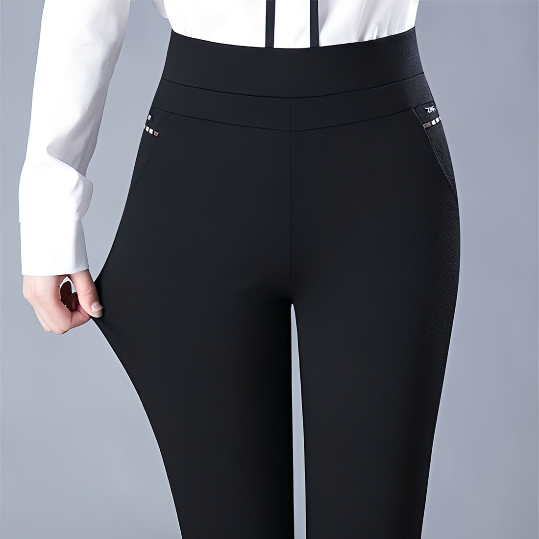 Althea - Pantalón elástico elegante