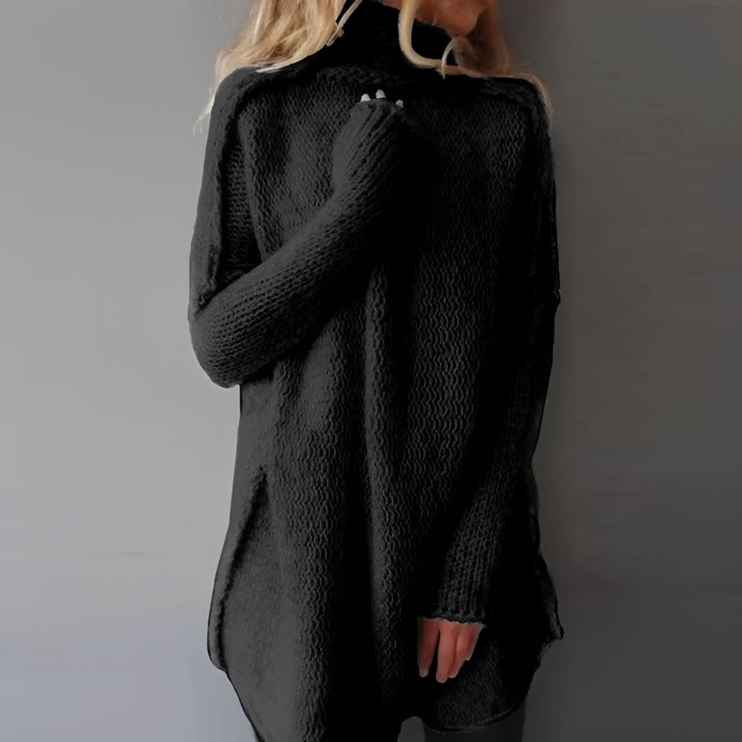 Greta - Suéter de cuello alto cálido y acogedor