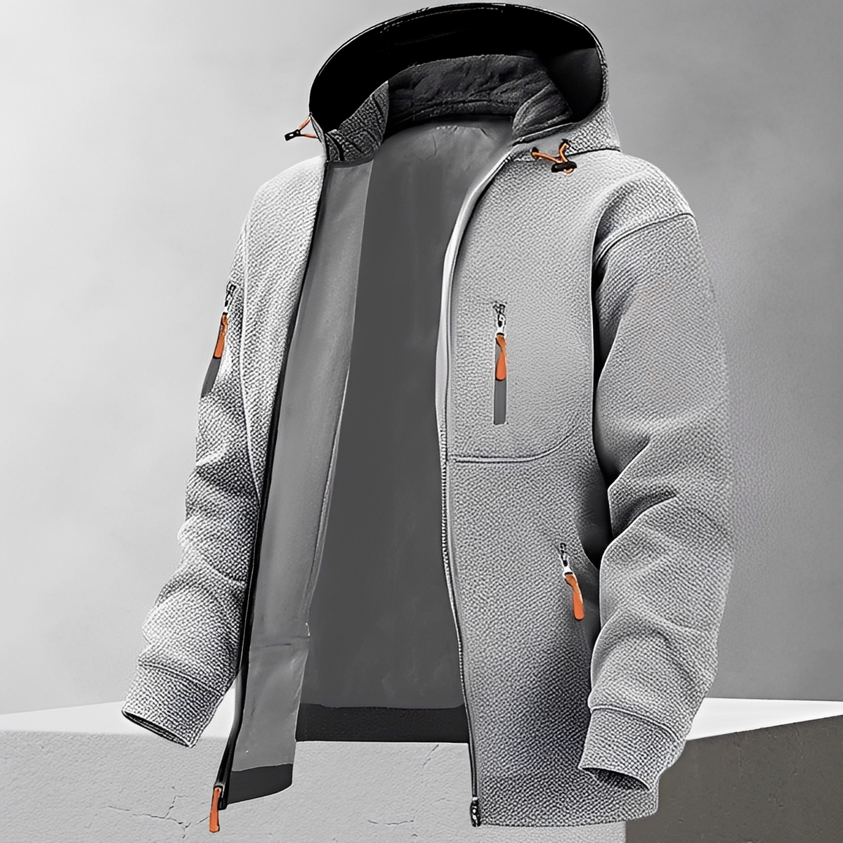 Simon - Chaqueta robusta y cálida con capucha