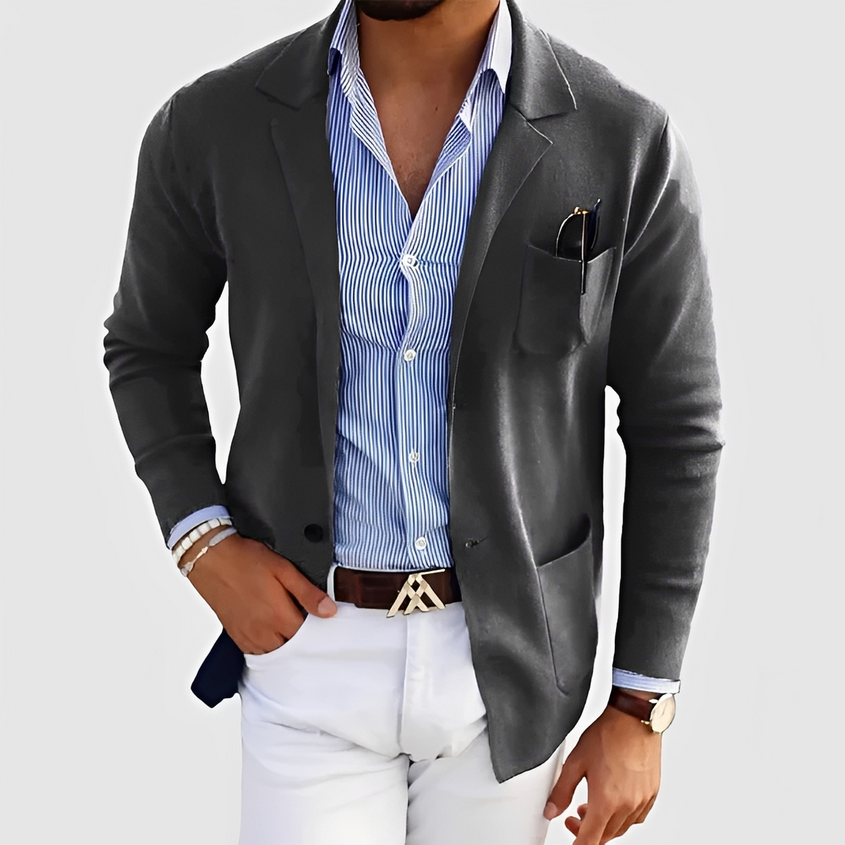 Olivier - Blazer robusto y casual