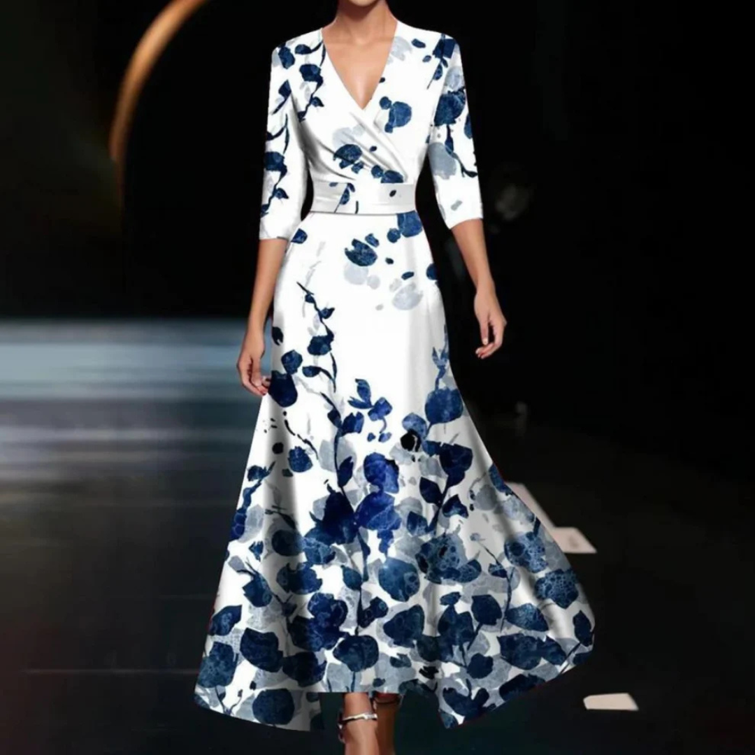 Yuna - Vestido cruzado elegante