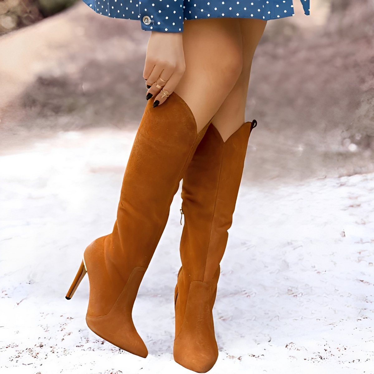 Merlyn - Botas de invierno chic y cálidas