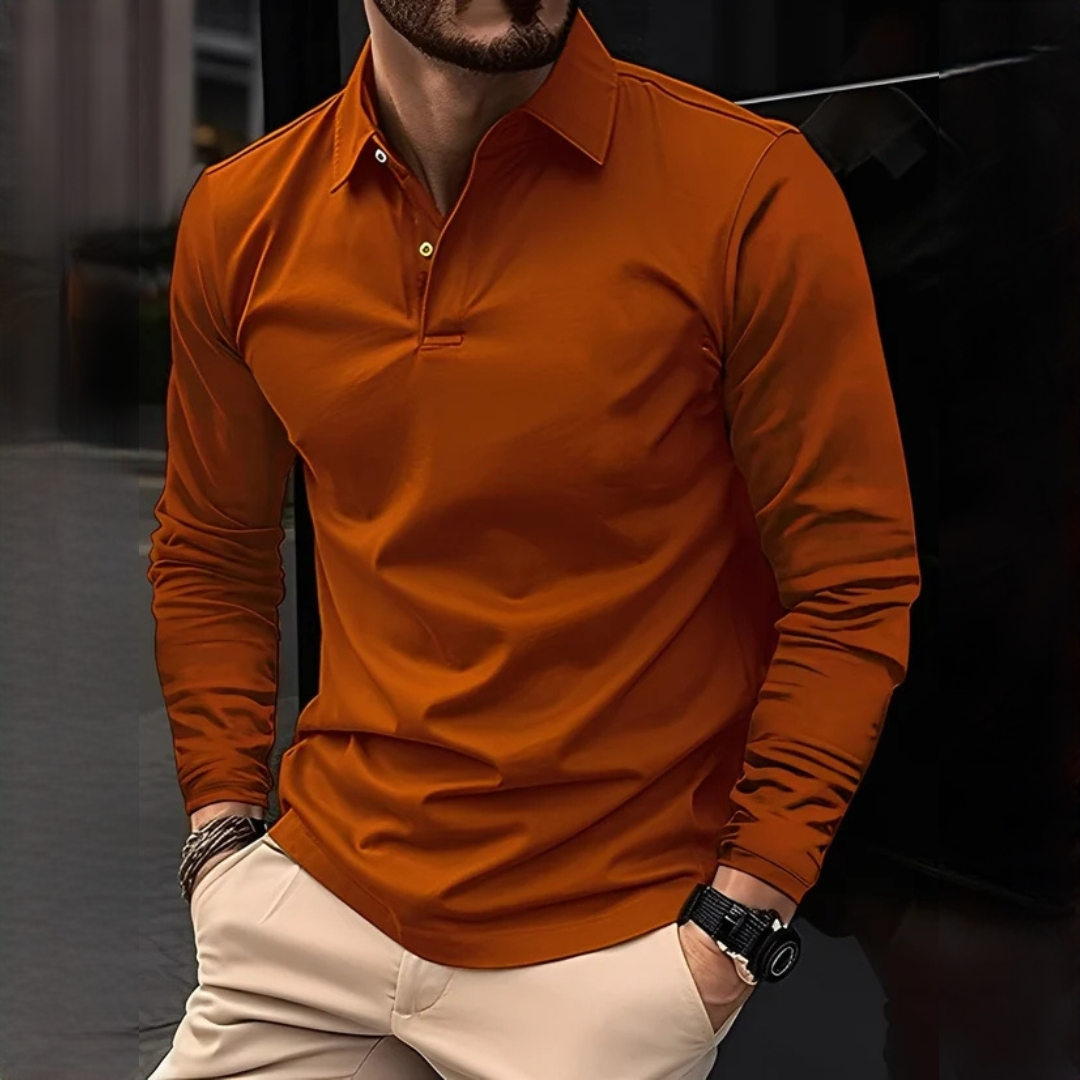 Brence - Camisa clásica de manga larga