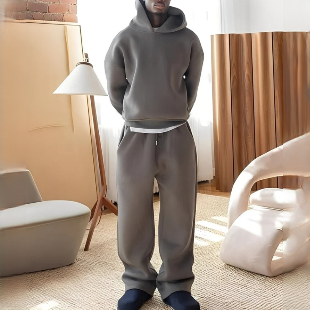 Marlon - Conjunto de sudadera con capucha oversize y pantalón