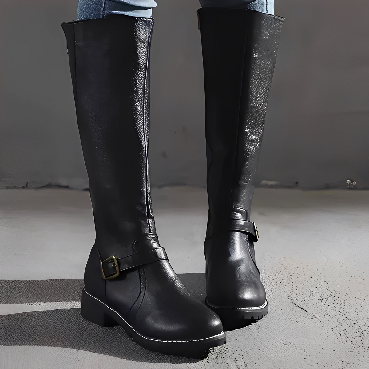 Livie - Botas elegantes con cremallera
