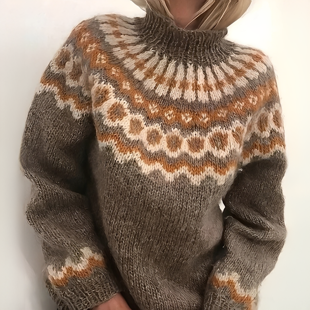 Oona - Suéter de cuello alto elegante y acogedor