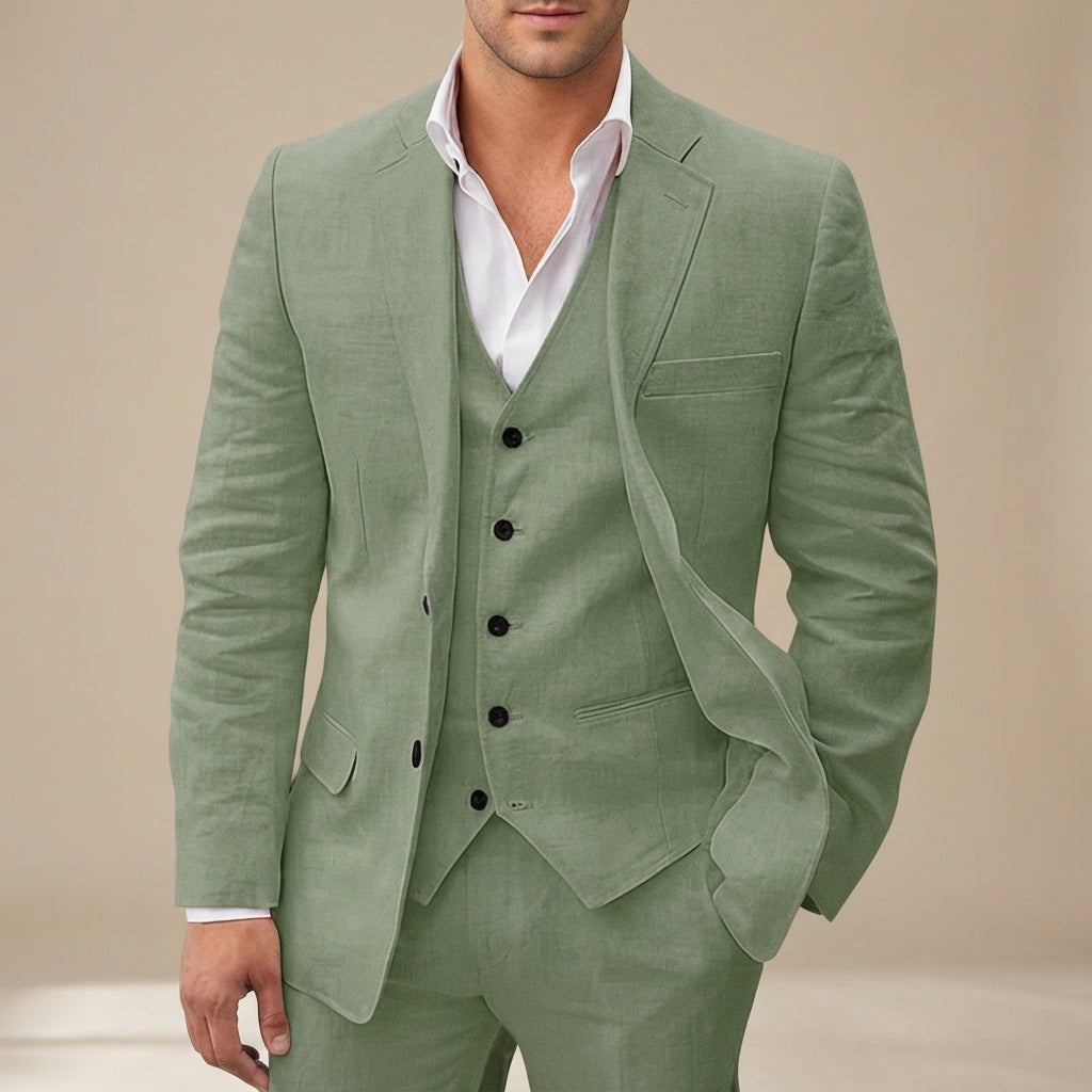 Erik - Conjunto de traje elegante de tres piezas