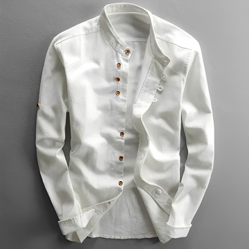 Oliver - Camisa de manga larga de estilo clásico