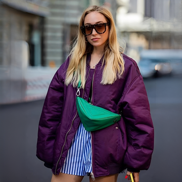 Fellaine - Chaqueta bomber oversize acogedora