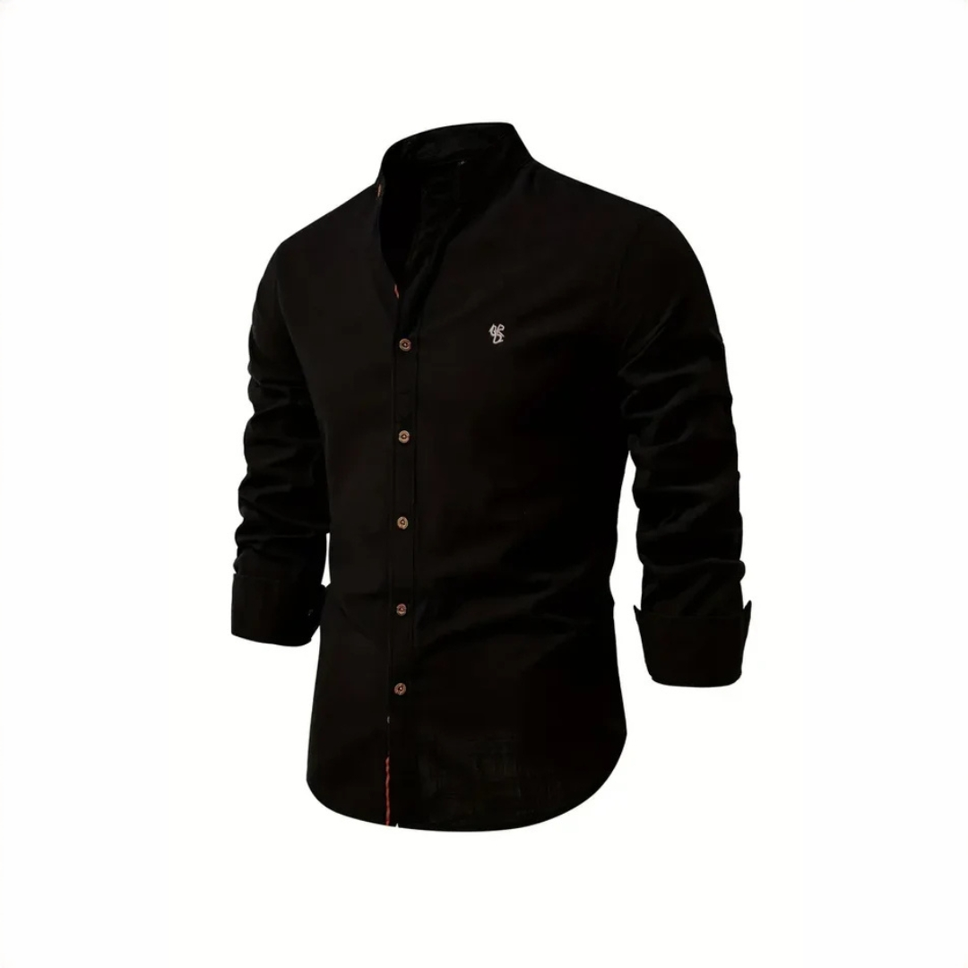 Kenjie - Camisa clásica con mangas largas