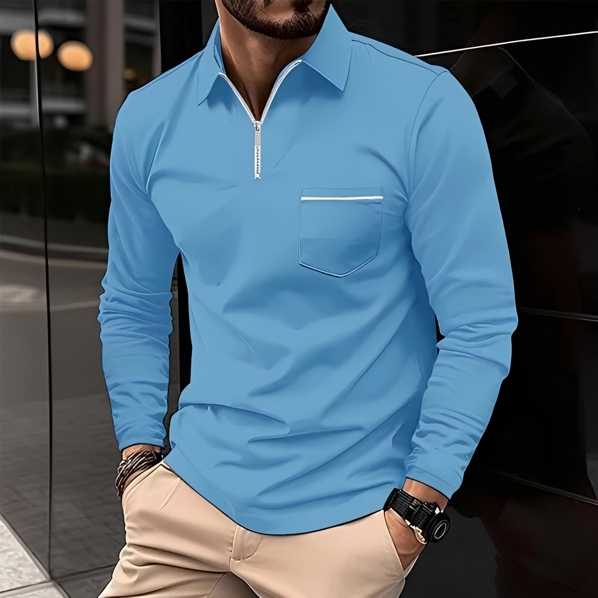 Romeo - Camiseta clásica y cálida de manga larga