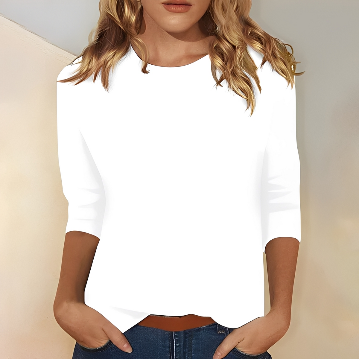 Kathlyn - Blusa elegante de manga larga