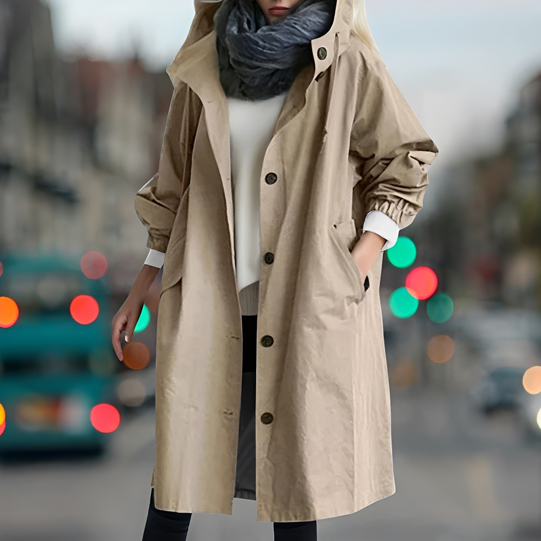 Ezza - Impermeable elegante y cómodo