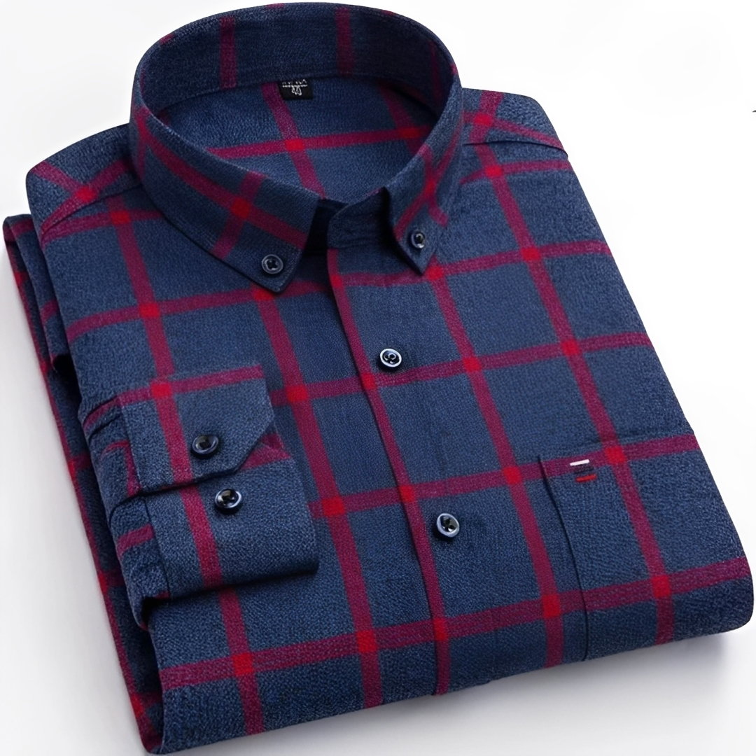 Louis - Camisa de cuadros casual