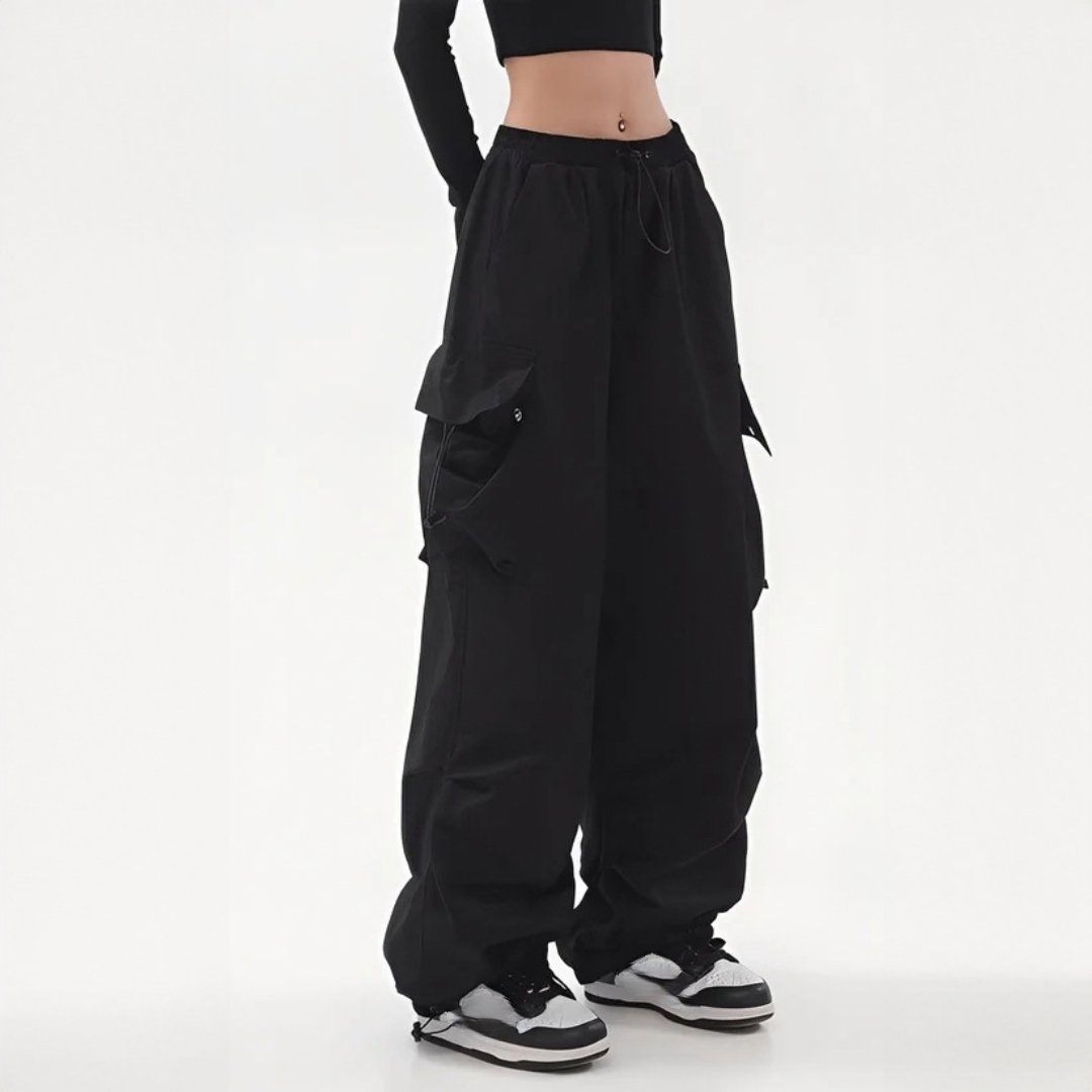 Aimée - Pantalones cargo modernos con pierna ancha