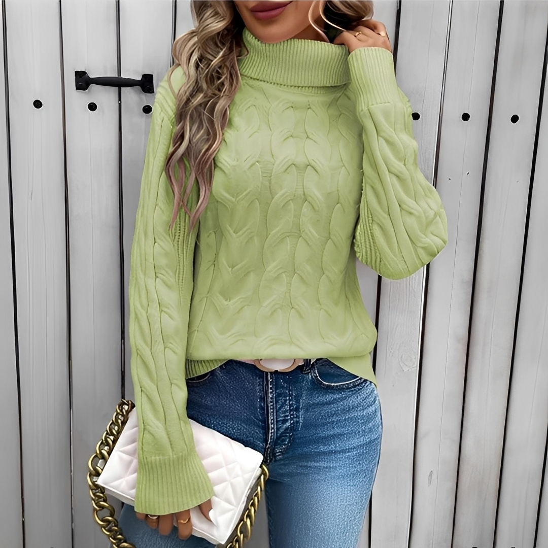 Amélie - Suéter de cuello alto cálido y elegante