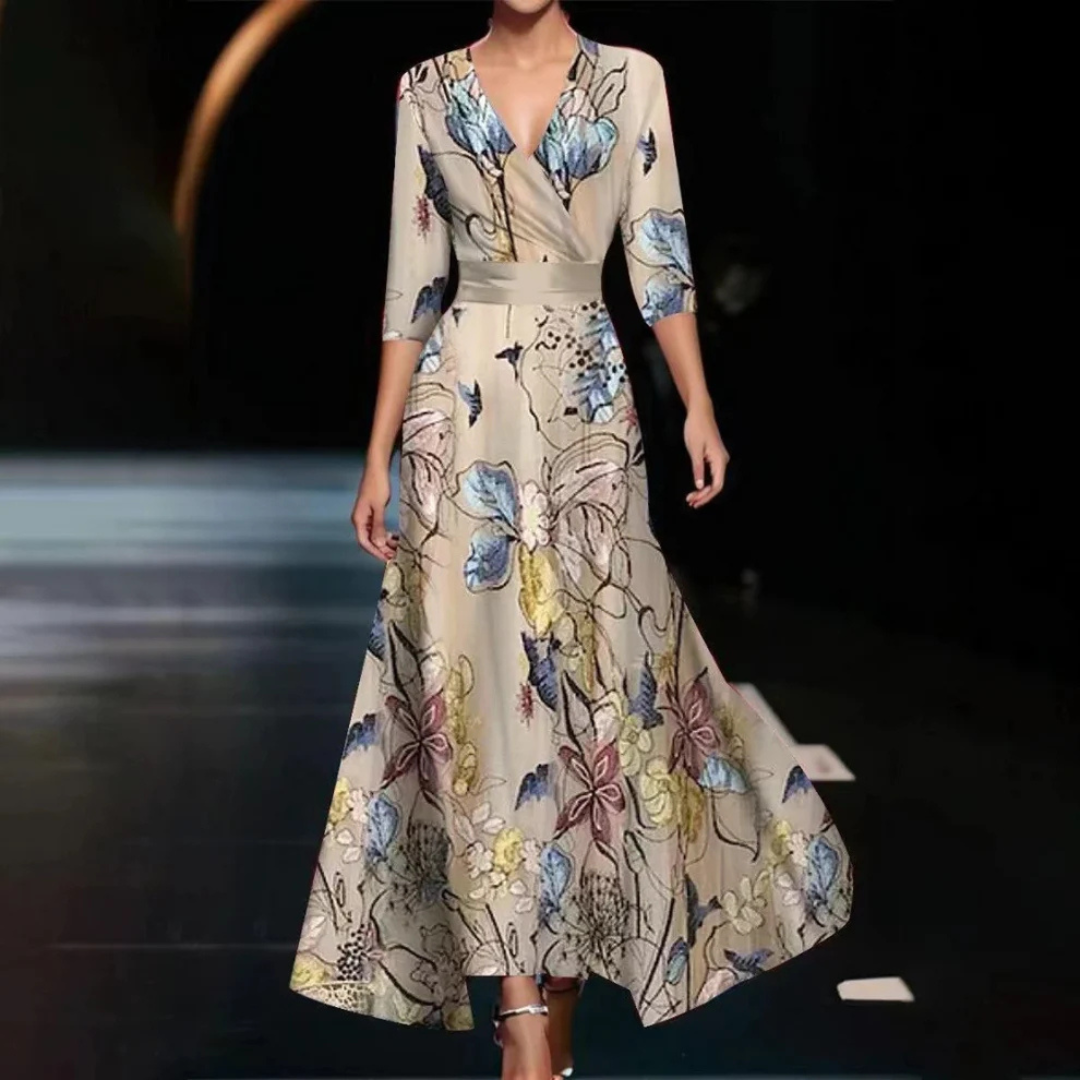 Yuna - Vestido cruzado elegante