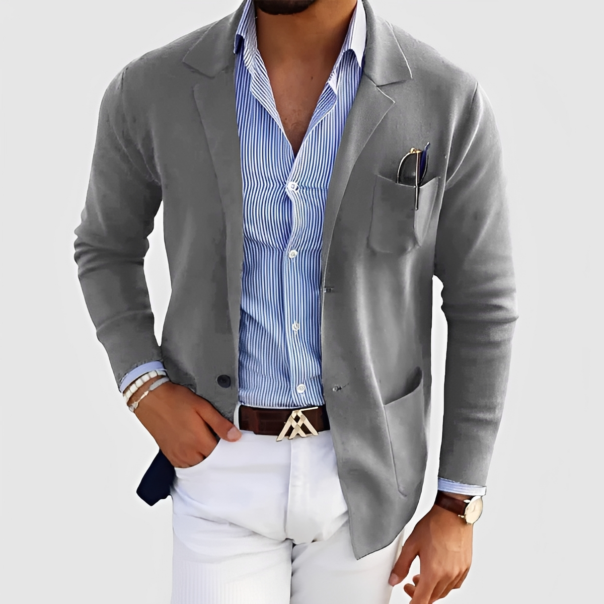 Olivier - Blazer robusto y casual