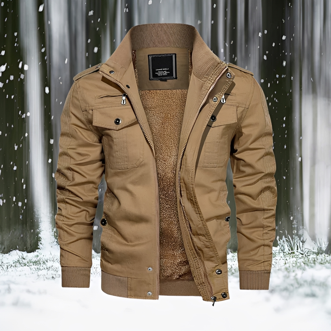 Gerald - Chaqueta con cremallera robusta