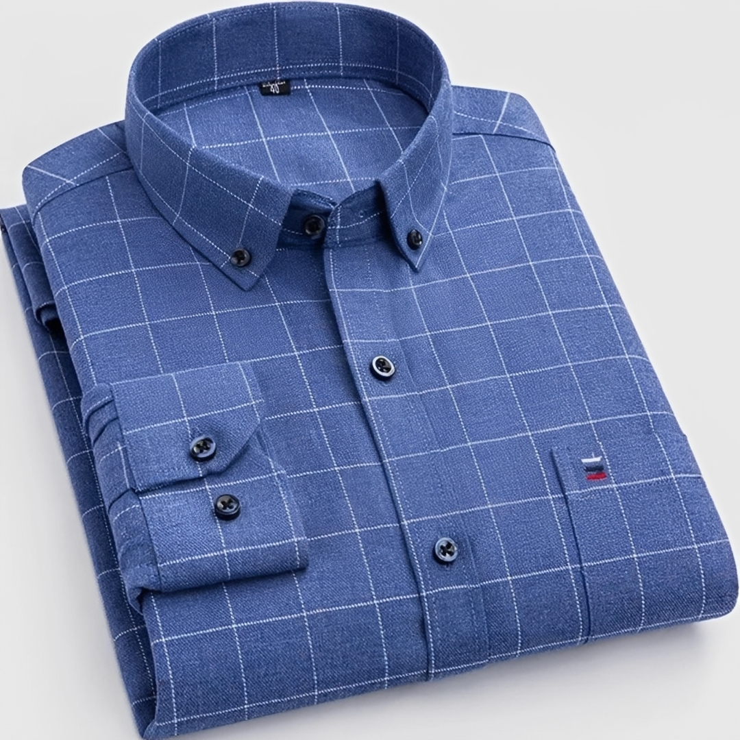 Louis - Camisa de cuadros casual