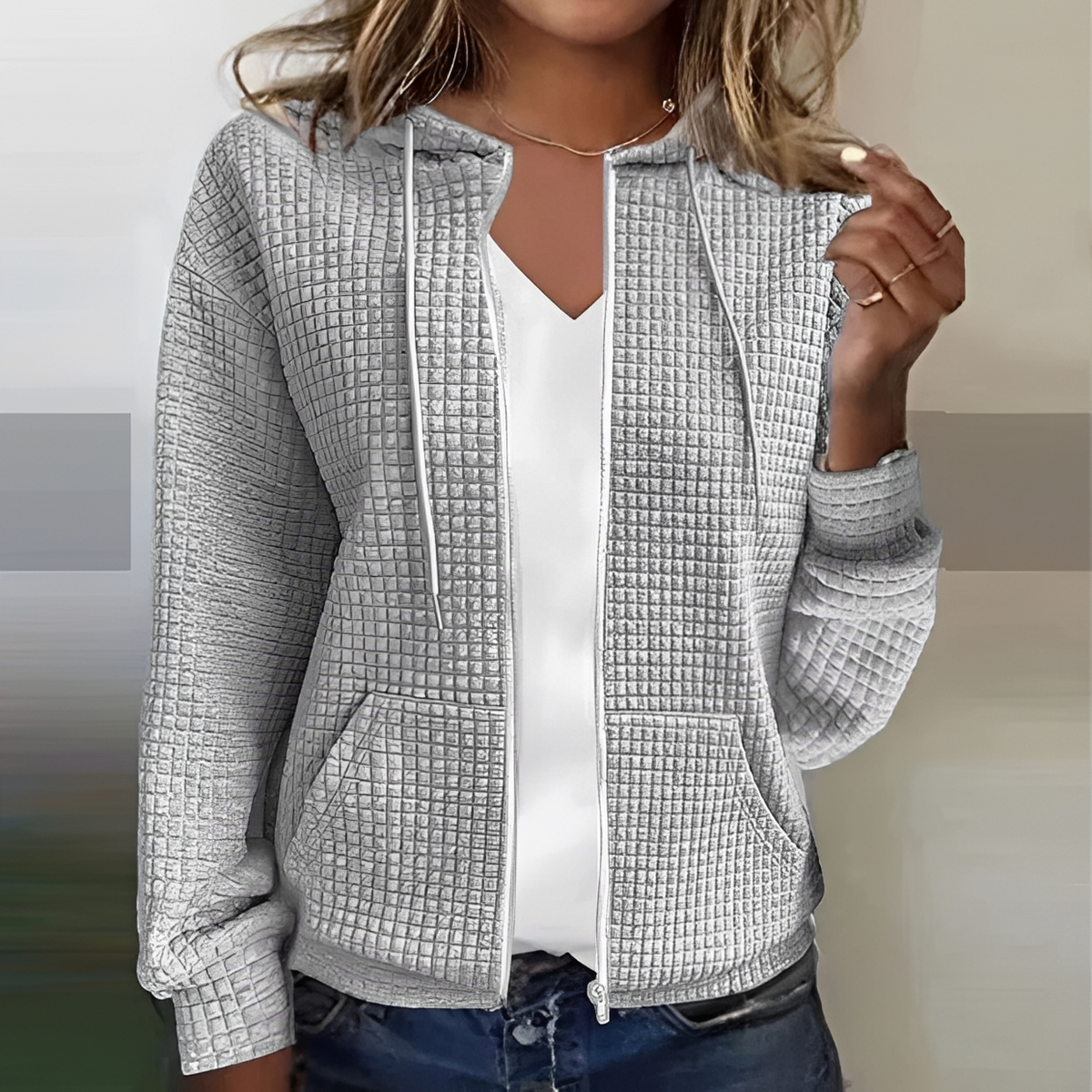 Kristel - Chaqueta elegante con cremallera