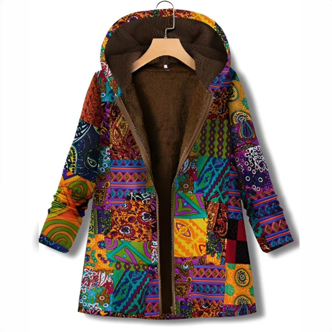 Jaslene - Chaqueta clásica y cálida con capucha
