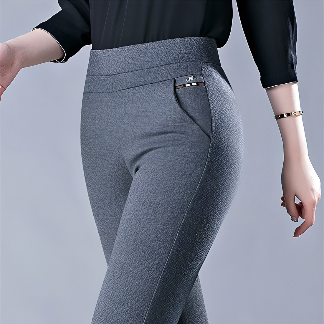 Athena - Pantalones elegantes y elásticos