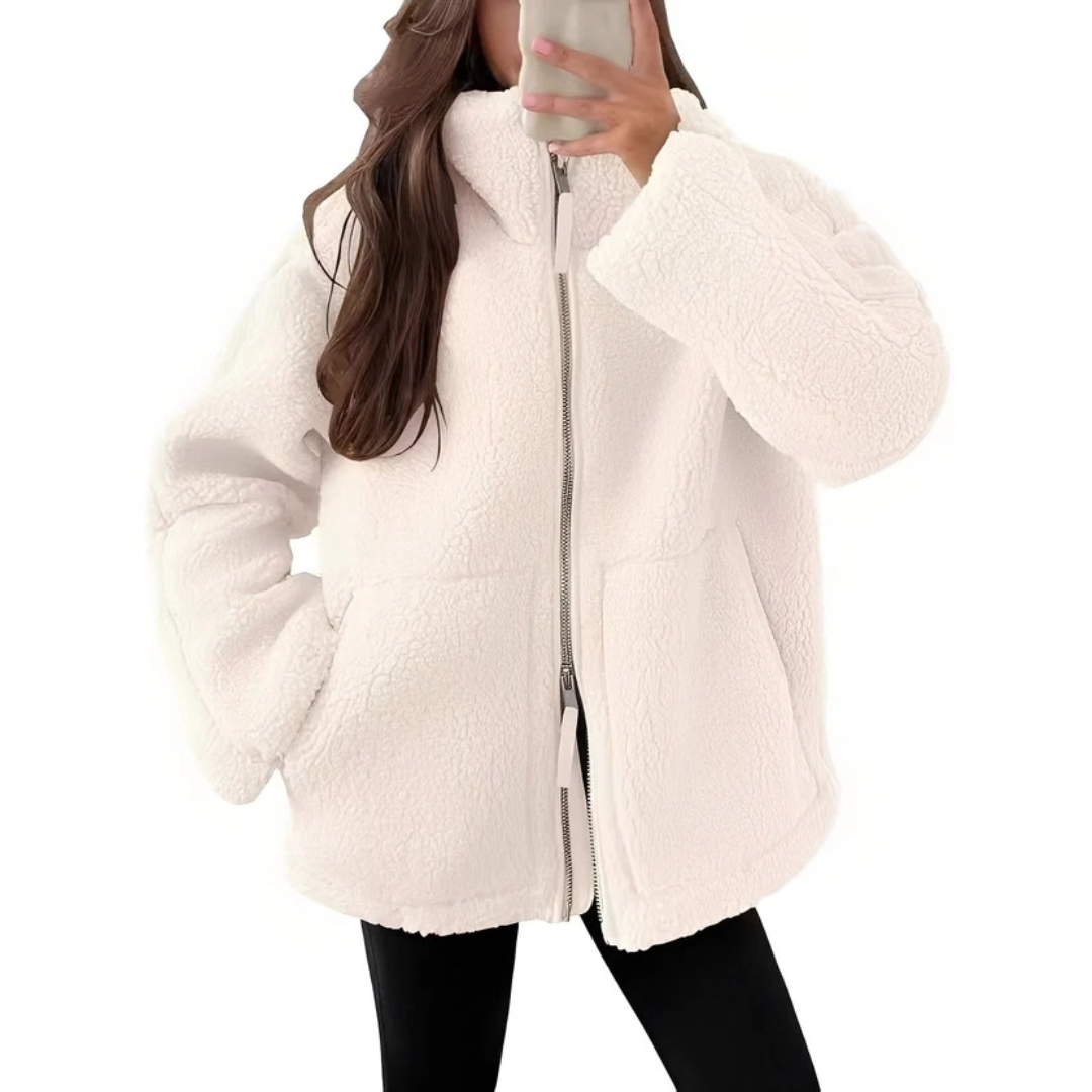 Rowena - Chaqueta elegante y cálida con cremallera