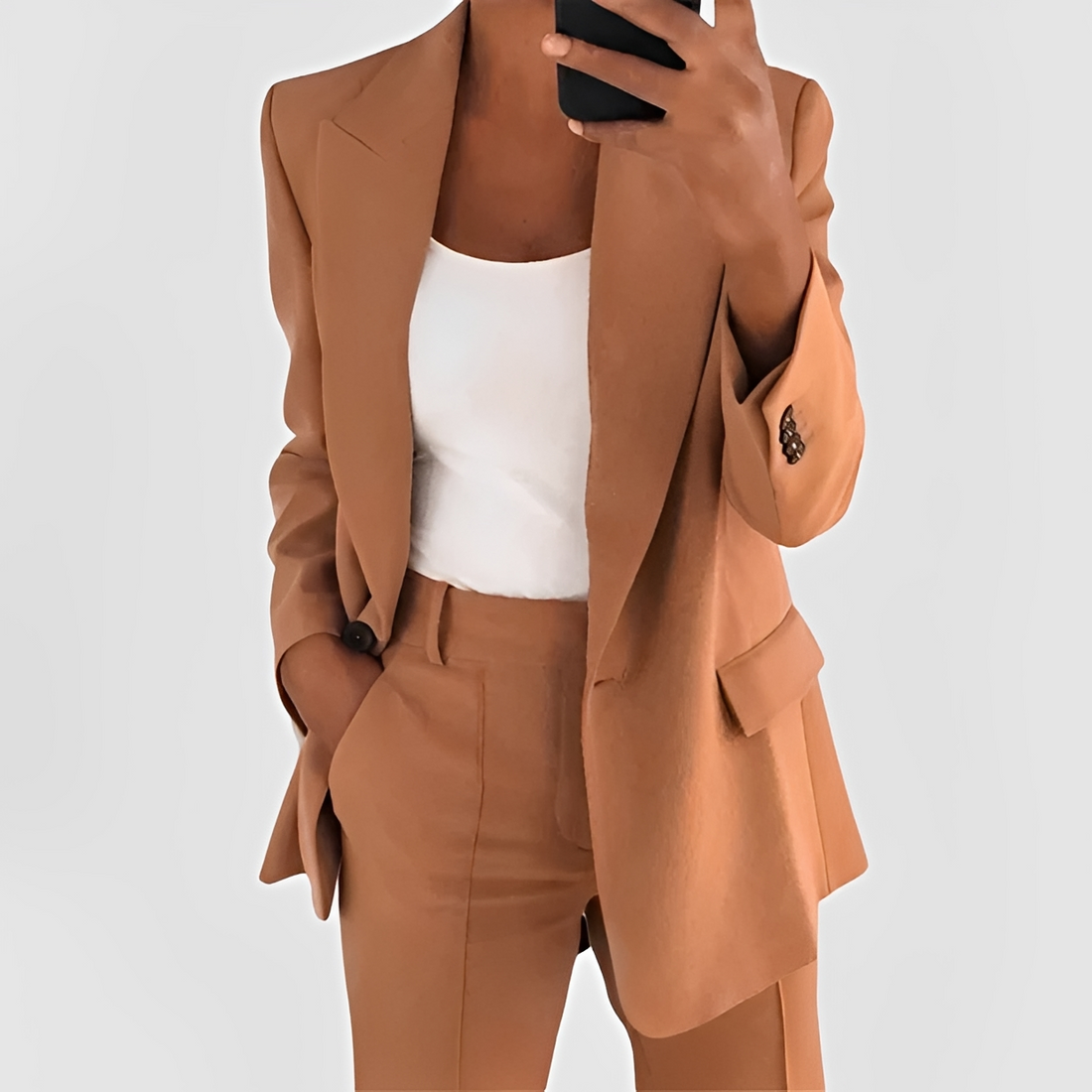 Patry - Conjunto elegante de blazer y pantalón