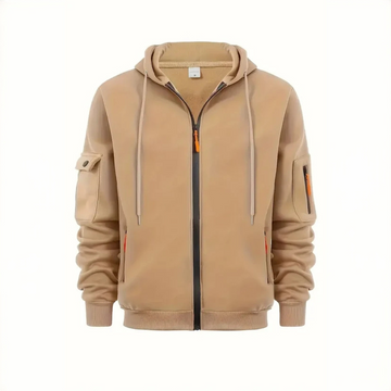 Rendon - Sudadera con capucha y cremallera
