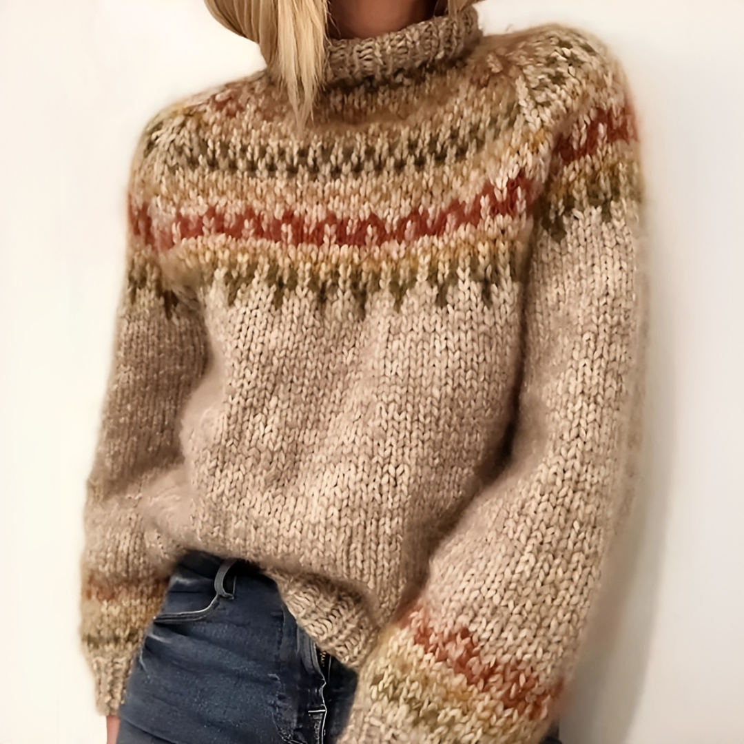 Oona - Suéter de cuello alto elegante y acogedor